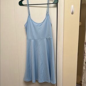 SHEIN Light Blue Spaghetti Strap Dress